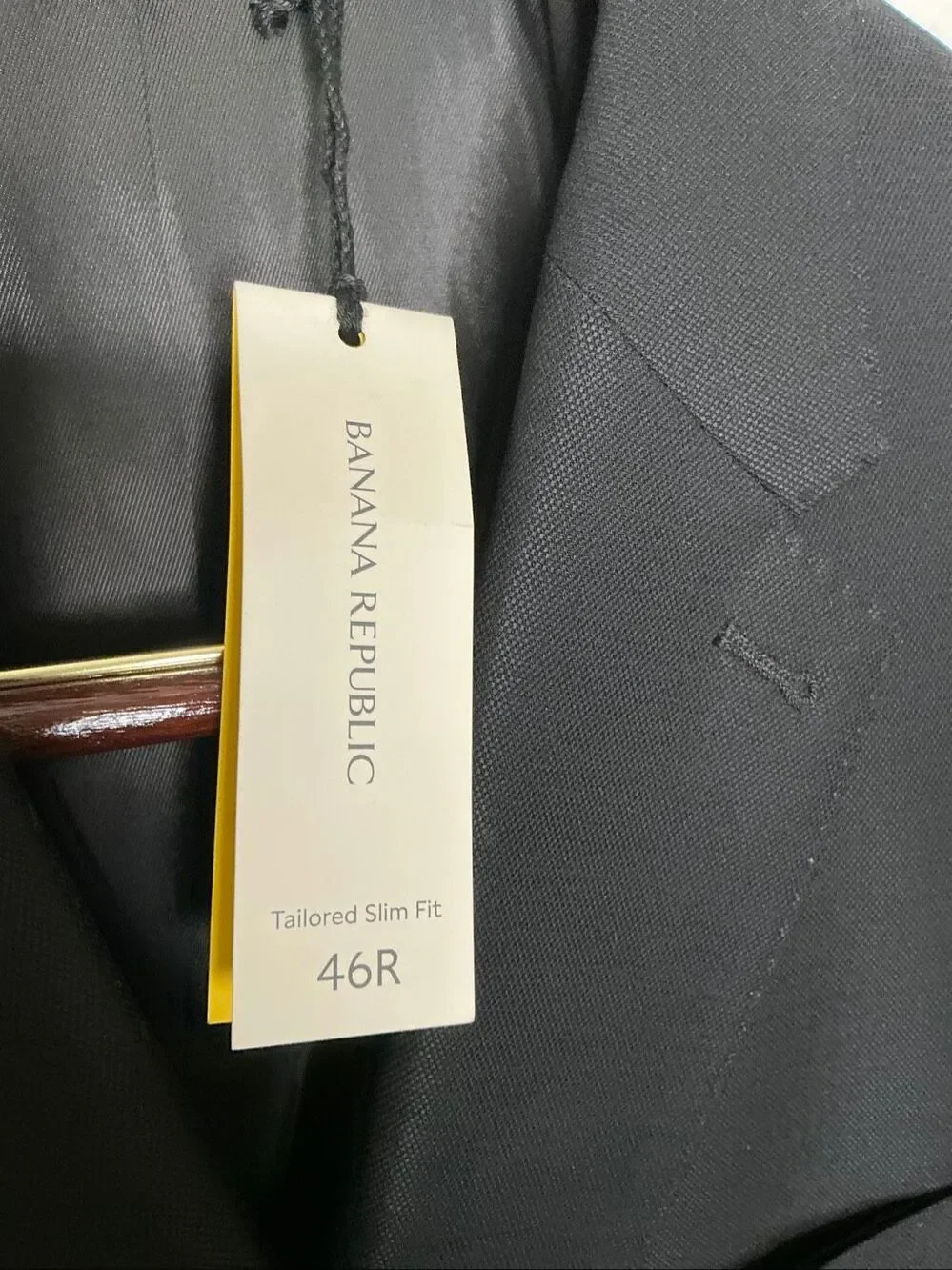 Banana Republic Tailored Slim Sports Coat | Black in 46R